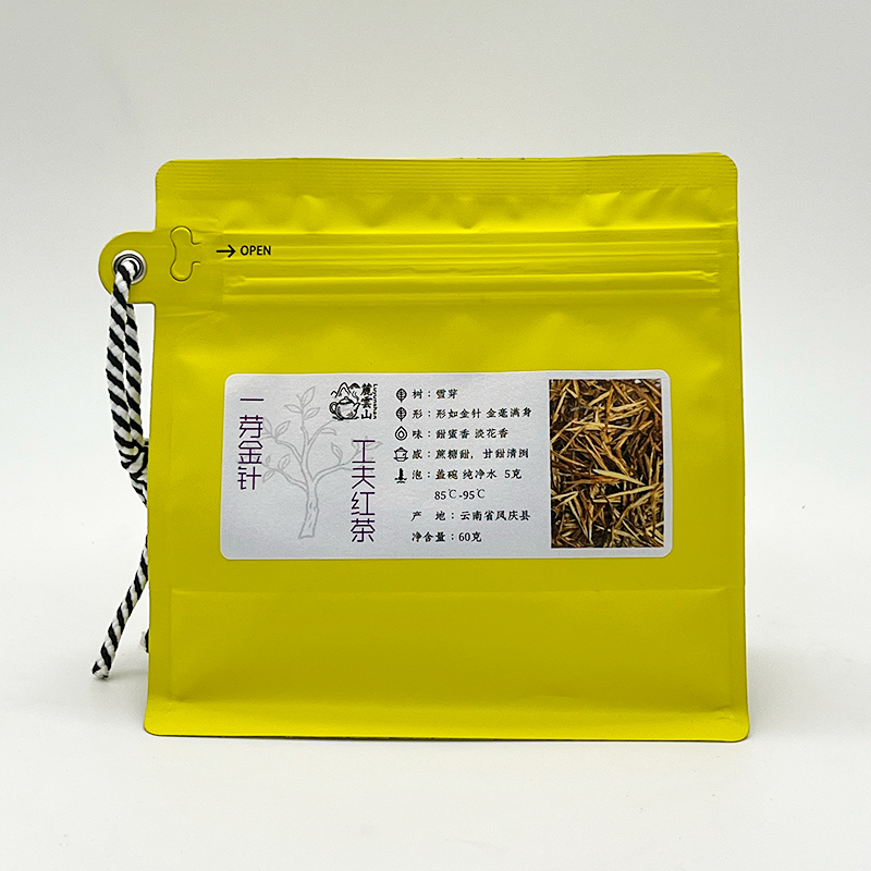 麓云山丨一芽金针 滇红大金针 云南精品红茶 一级 60g 甜香绵绵，滋味甘甜