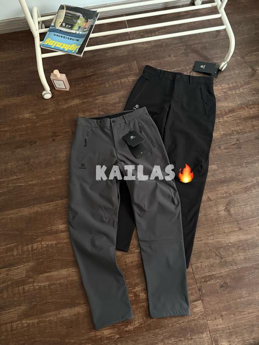 凯乐石洛克 X 软壳裤徒步裤加厚加绒保暖抗静电户外登山男 商品图2
