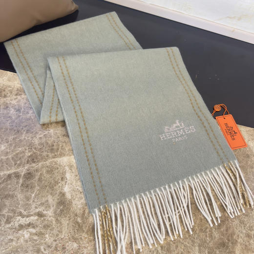 秋冬特惠💰290 爱马仕男女围巾，大H难得一见的温柔配色 商品图5