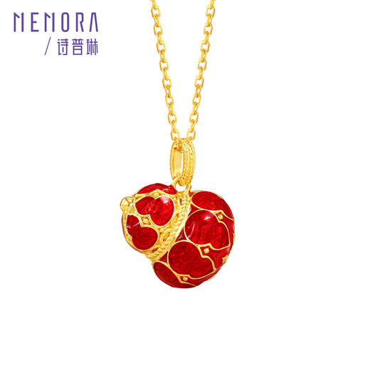 【新人专享750元】18K金福禄一物多戴挂坠 福禄随身 女士礼物MEMORA诗普琳KP225601、KP225602（线上专供） 商品图11