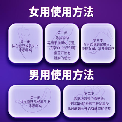 【酥麻过电】交悦 酥麻膏 高潮液10g 商品图4