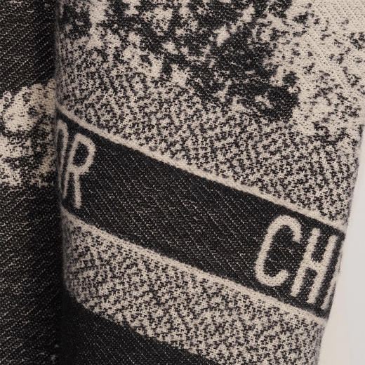 复古印花流苏 针织围巾 5Z21DV2779 商品图5