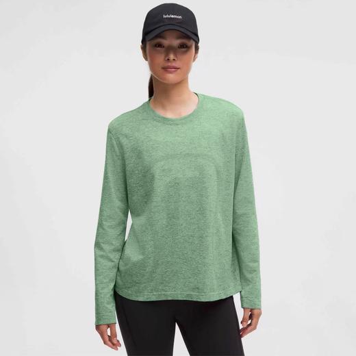 LULU 女士运动宽松剪裁长T恤 Z-15760 商品图0