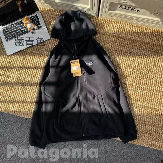 D122460户外保暖男抓绒衣连帽夹克外套 商品图2