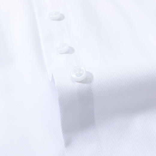 罗蒙女士长袖衬衫暗门襟设计纯色职业商务风优雅干练通勤舒适亲肤长袖衬衣 商品图11