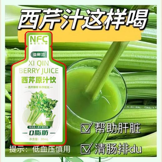 益鲜浓 NFC西芹原浆 纯果蔬汁 鲜榨西芹原汁 无蔗糖 商品图2