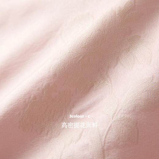 三彩【锦绣芳华】2026春季新款保暖棉衣外套提花圆领盘扣短款C 商品图3