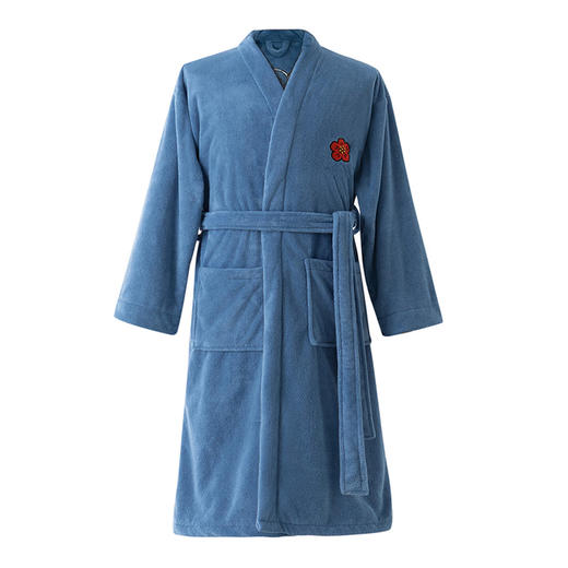 高田贤三 KENZO 博克花家居服（蓝）KJJ-002 商品图3