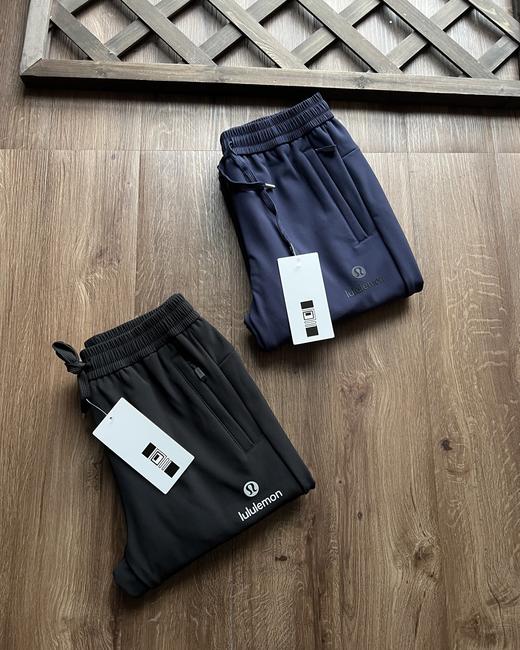 男女同款加绒加厚休闲裤秋冬季节保暖直筒裤休闲运动裤 商品图0