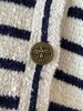 女款条纹海军领针织毛衣zh010 商品缩略图2
