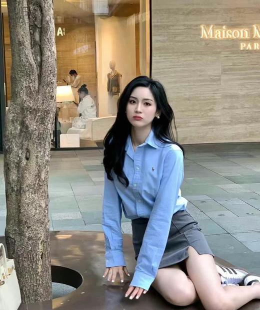 到手价699元 拉夫劳伦男大童款衬衣 成人可穿 牛津棉淡蓝衬衫+彩色小马标 美国代购，无中文标签，介意慎拍 商品图4