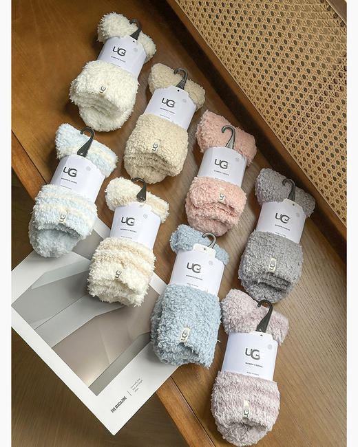 现货 THS-无 UG家 不勒脚 软糯温暖袜子 8色 CU1336 商品图0