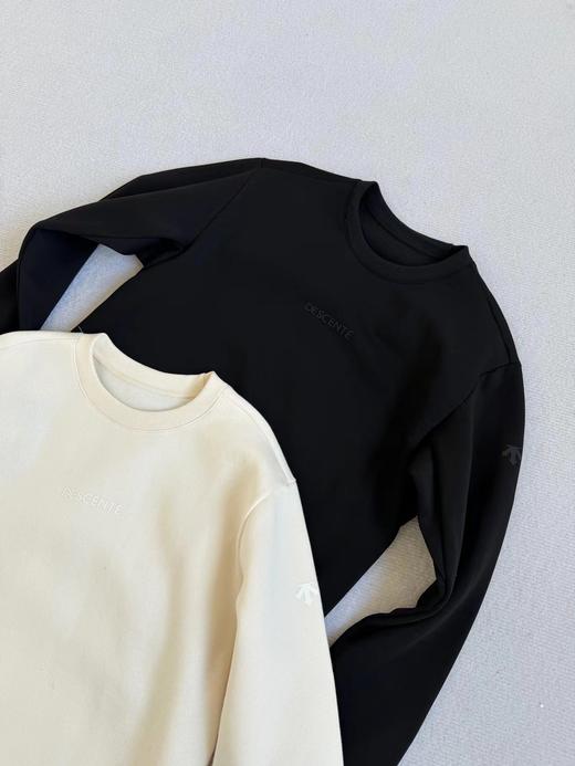 D122470男女同款针织加绒套头休闲卫衣 商品图2