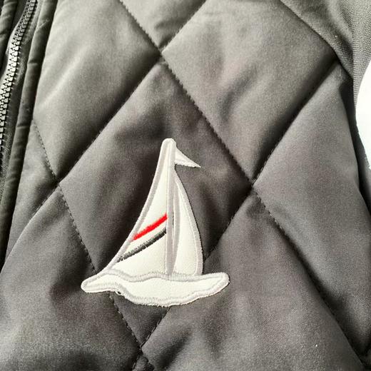 D122489冬季美式帆船四道杠连帽羽绒棉服面包服棉衣外套 商品图3