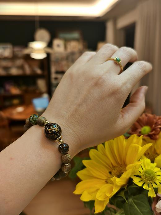 【12.26日开团】设计款高品质沉香文玩手串（独家设计艺术饰品）水晶 沉香 商品图10