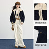 【12/24新品6.5折】熙世界2025冬季新款巴恩小香风毛绒翻领拼接白鸭绒短外套女羽绒服 商品缩略图1