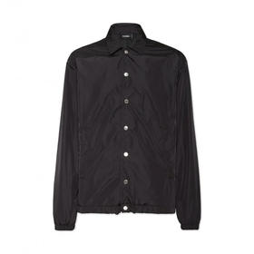 DSQUARED2 男士字母徽标印花夹克外套 黑色 S71AN0647 S53817 900