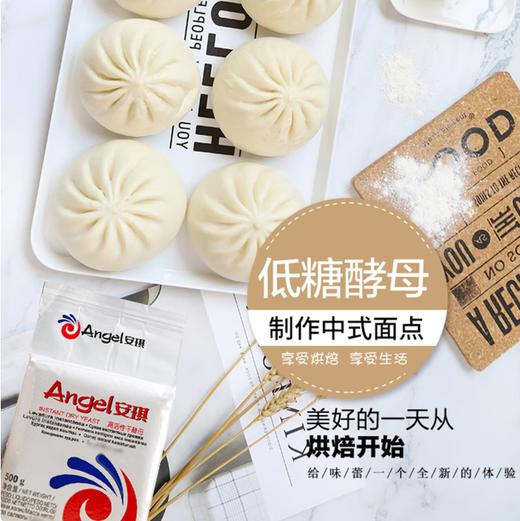 【QT】安琪高活性干酵母500克高活性即发干酵母包子馒头家用发酵粉烘焙原料 商品图1