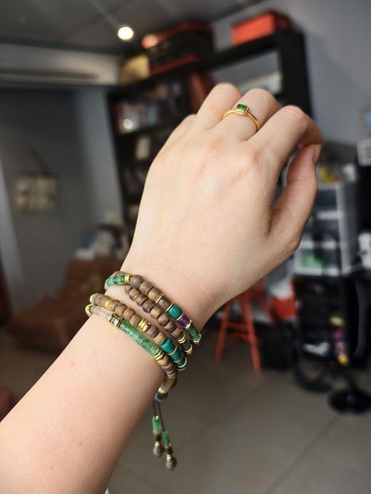 【12.26日开团】设计款高品质沉香文玩手串（独家设计艺术饰品）水晶 沉香 商品图2