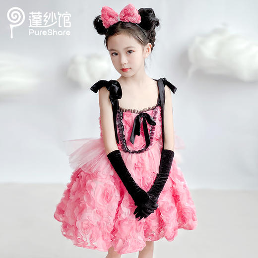 【非质量问题不退换】PureShare 黑幻玫瑰小礼服 商品图4