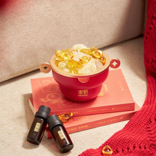 【包邮】宋朝 财神帽扩香石礼盒 新年礼盒 摆件 商品图0