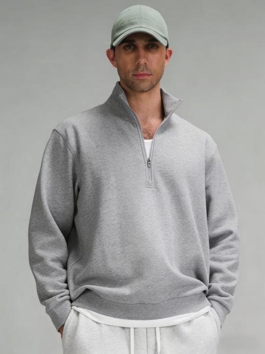 1U1U Ste@dy St@te  秋冬加绒半拉链卫衣 WY011 商品图1