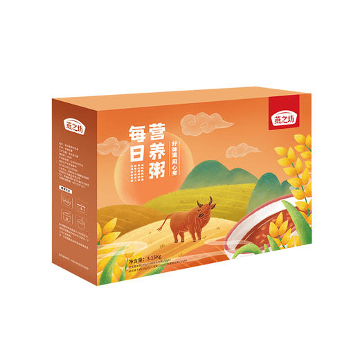 燕之坊 缤纷营养粥五谷杂粮 每日营养粥3.15kg 合理搭配粗粮独立包装礼盒 商品图1