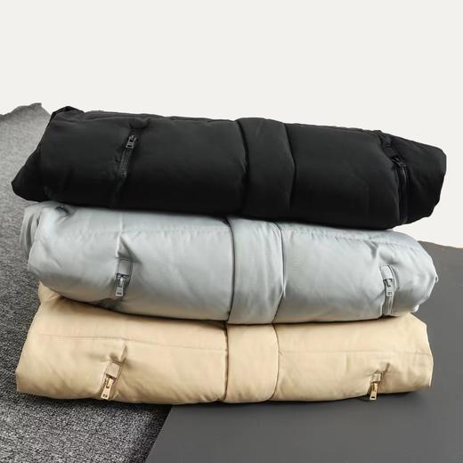 D122434学院系列毛巾绣字母纯色连帽羽绒服男女情侣款 商品图4