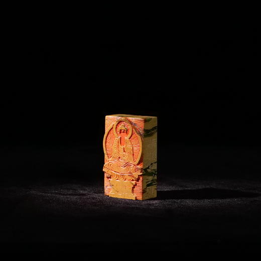 郭晶丨阿弥陀佛 2x3x5CM 手工篆刻印章作品 商品图2