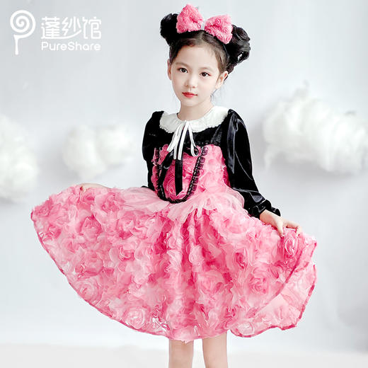 【非质量问题不退换】PureShare 黑幻玫瑰小礼服 商品图8