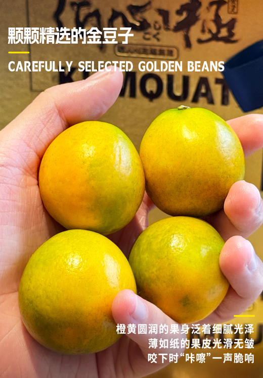【觅趣小铺·匠心极-金桔】冰糖脆皮橘！皮薄肉嫩多汁带糖心，纯甜不酸涩～ 商品图2