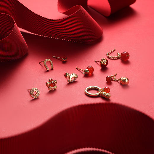 ARSIS｜新年系列 鸿运十全十美组合耳饰 商品图9