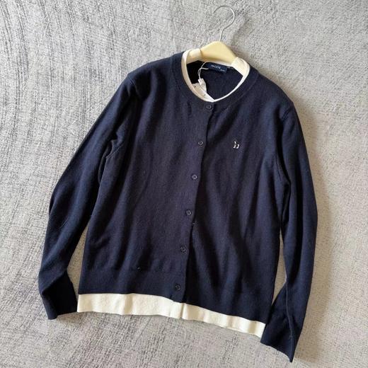 D122481长袖羊毛衫女士纽扣开衫秋季上衣时尚通勤针织衫 商品图10