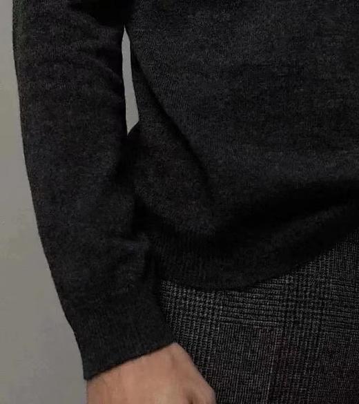 D122467冬季男士羊毛羊驼毛高领毛衣针织衫 商品图4