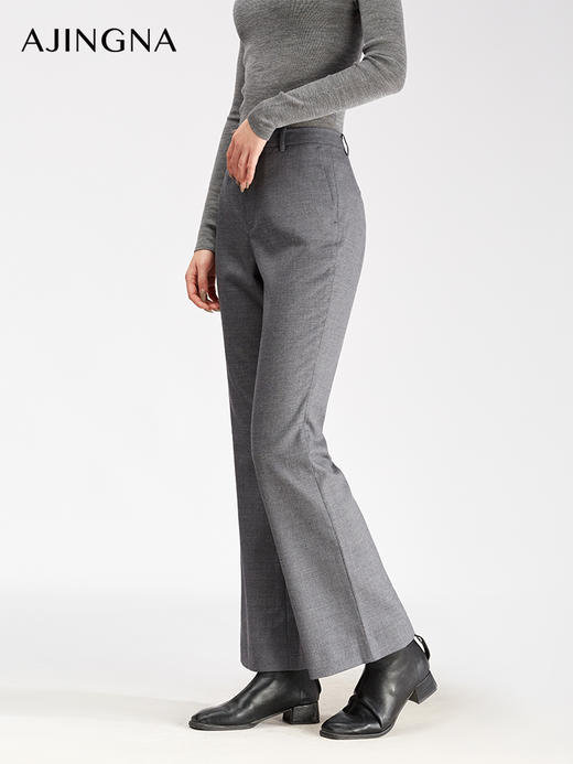 【商场同款】阿菁娜冬季新款显瘦感西裤藏腹不勒痕挺括修身轻商务休闲皆宜A30Q110085 商品图3