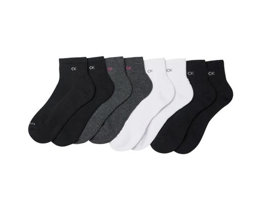 到手价169元 Calvin Klein女士中高筒袜8双装  美国代购，无中文标签，介意慎拍 商品图3