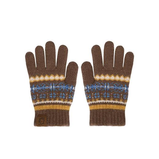 冬季儿童加厚手套双层螺纹收口高弹保暖手套女保暖加厚防水手套男 商品图4