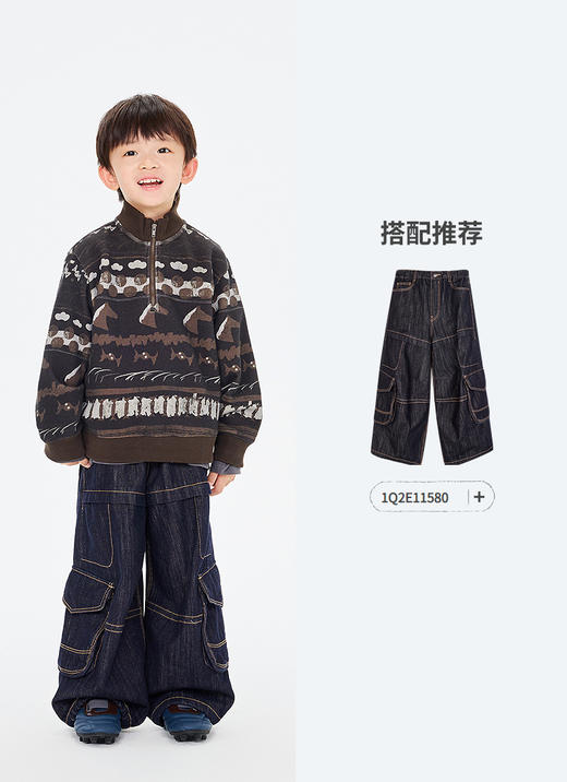 jnby  26年春款  套头卫衣  1Q1410350 商品图4