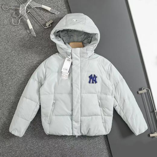 D122434学院系列毛巾绣字母纯色连帽羽绒服男女情侣款 商品图5