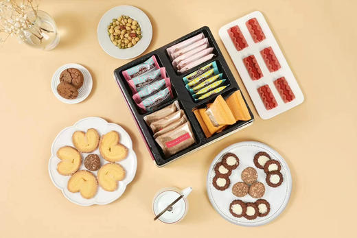 众星耀礼综合饼干坚果礼盒428g 商品图2