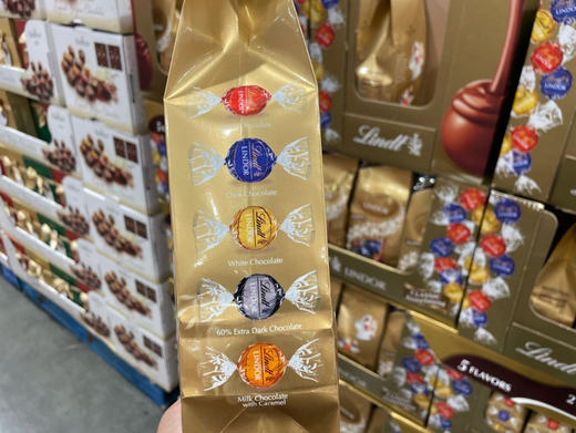 🔥255元/袋！Lindt Lindor 瑞士莲金袋装软心巧克力球多口味混装，一袋600g，有5种口味混装 商品图2