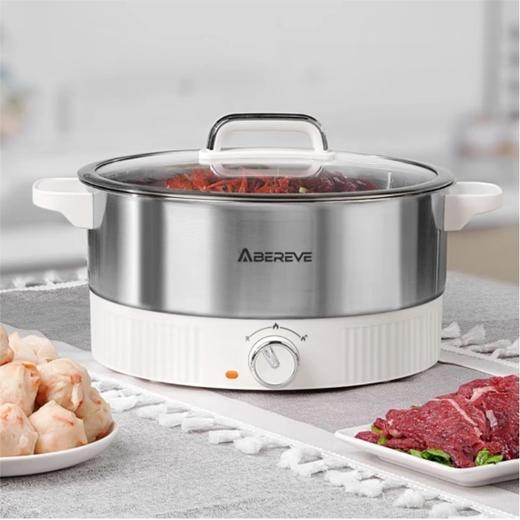 艾贝丽多功能电煮锅（带蒸笼）ABL-DZG416 商品图1