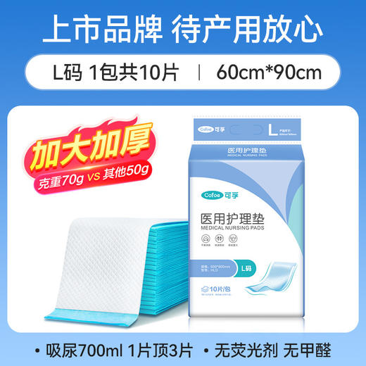 可孚医用护理垫产妇产褥专用孕产后隔尿一次性老年人成人垫60x90 商品图0