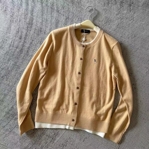 D122481长袖羊毛衫女士纽扣开衫秋季上衣时尚通勤针织衫 商品图11