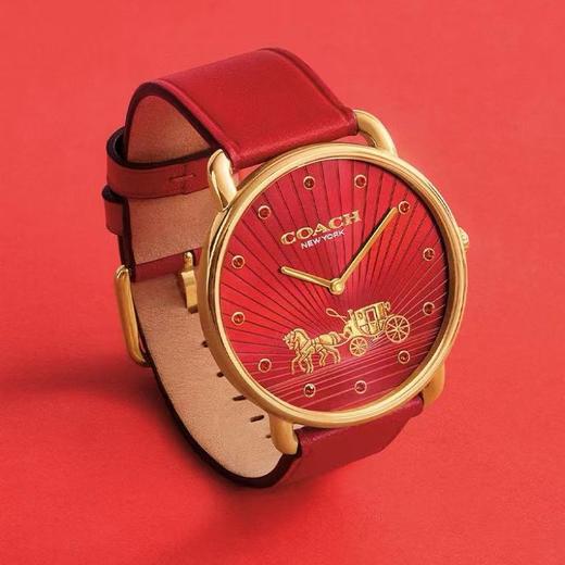 【马年限定】COACH/蔻驰 马上有钱ELLIOT系列马年新款生肖石英手表套盒14504615 商品图1