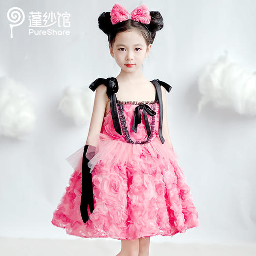 【非质量问题不退换】PureShare 黑幻玫瑰小礼服 商品图6