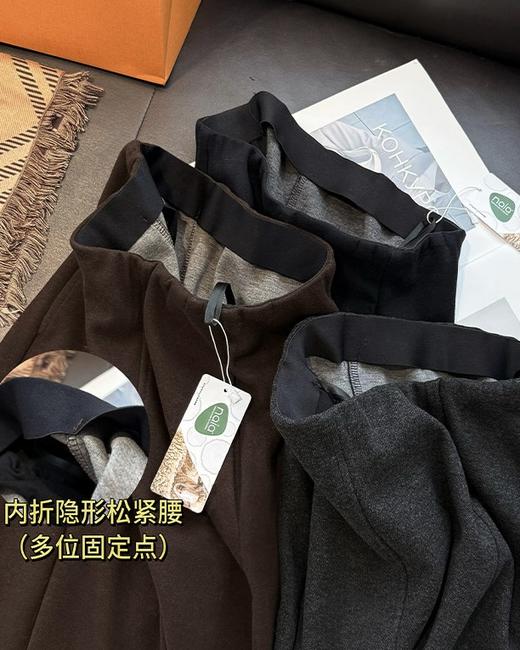 【醋酸羊毛6片半裙 不加绒/加绒可选】卷卷紫醋酸羊毛6片半裙 分片设计更显瘦 醋酸羊毛混纺亲肤垂顺耐穿有型 百搭不出错 商品图5