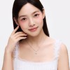 KADER卡蒂罗 幸运雪花项链 S925银/足银9999轻奢原创满钻设计爆闪刻调节锁骨链 女款节日新年礼物送闺蜜女友 商品缩略图2