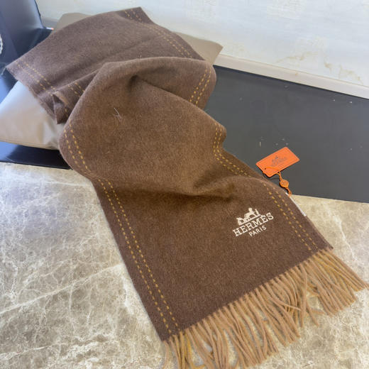 秋冬特惠💰290 爱马仕男女围巾，大H难得一见的温柔配色 商品图7