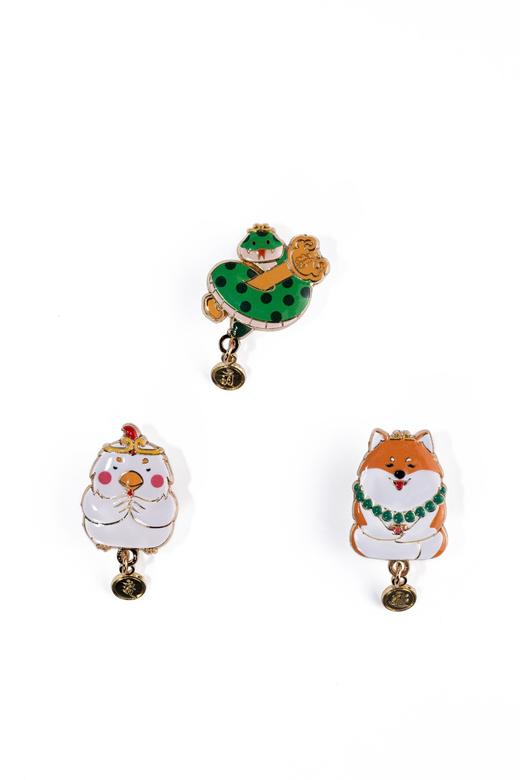 十二生肖冰箱贴/胸针两用 | 万物叁仟 商品图2